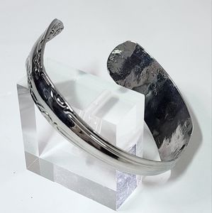 Silver spoon cuff bracelet 23079-027